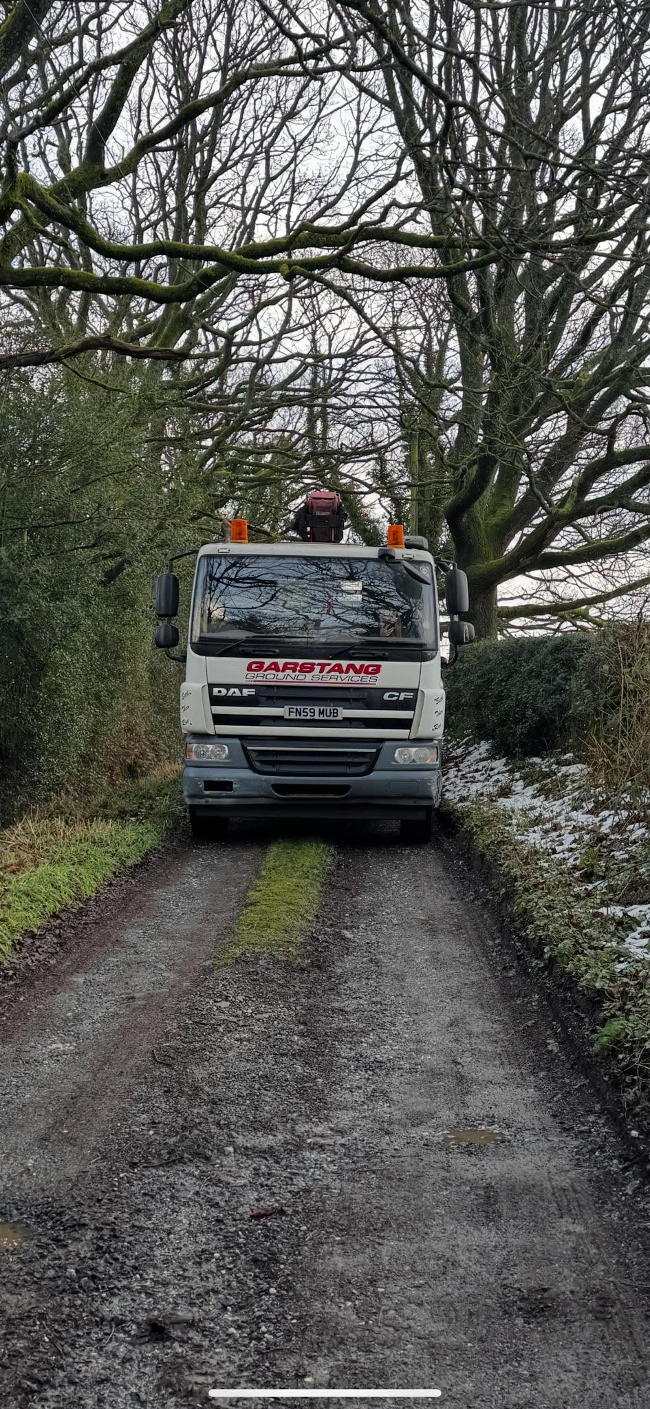 Garstang Ground Services providing grab lorry hire in Lancashire