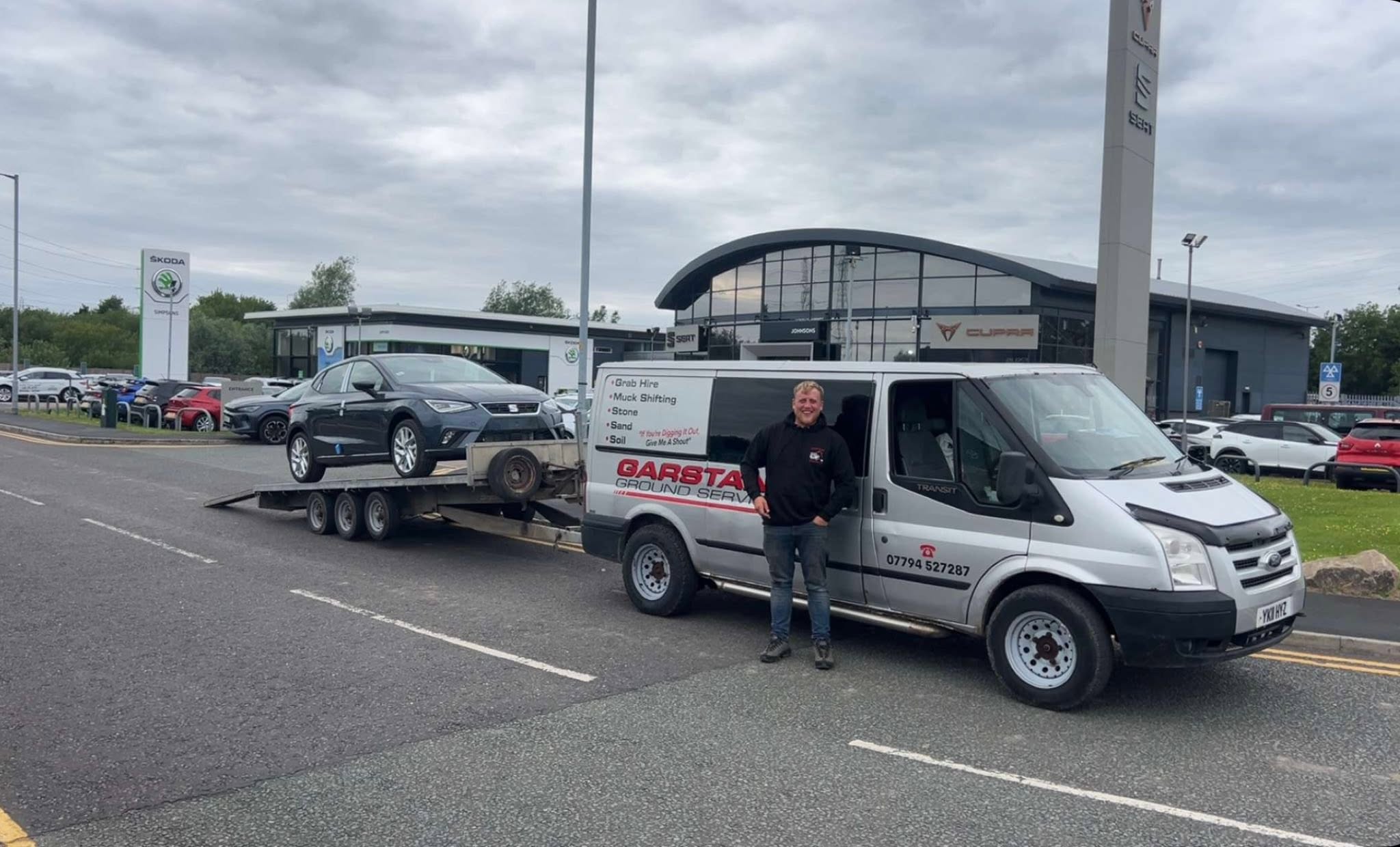 Reliable grab lorry and trailer hire in Lancashire